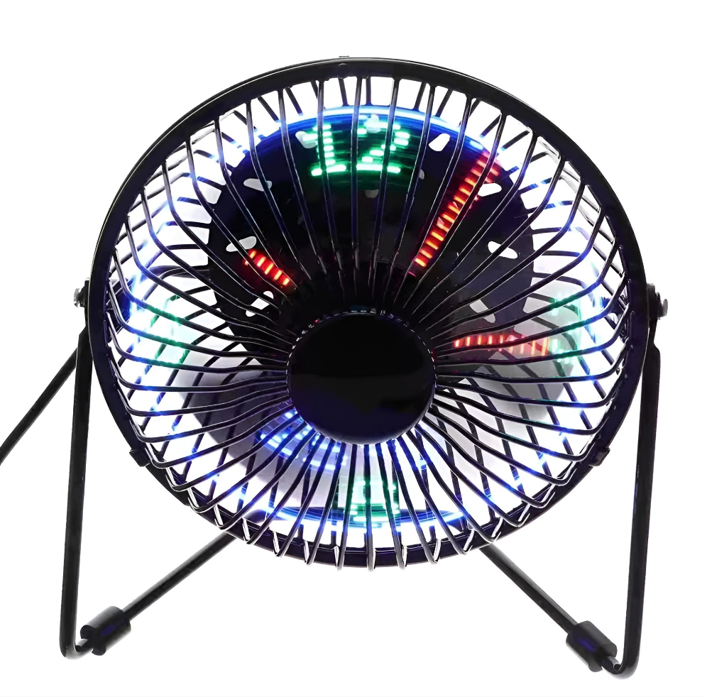 TimexGlow – LED Desk Clock & Fan