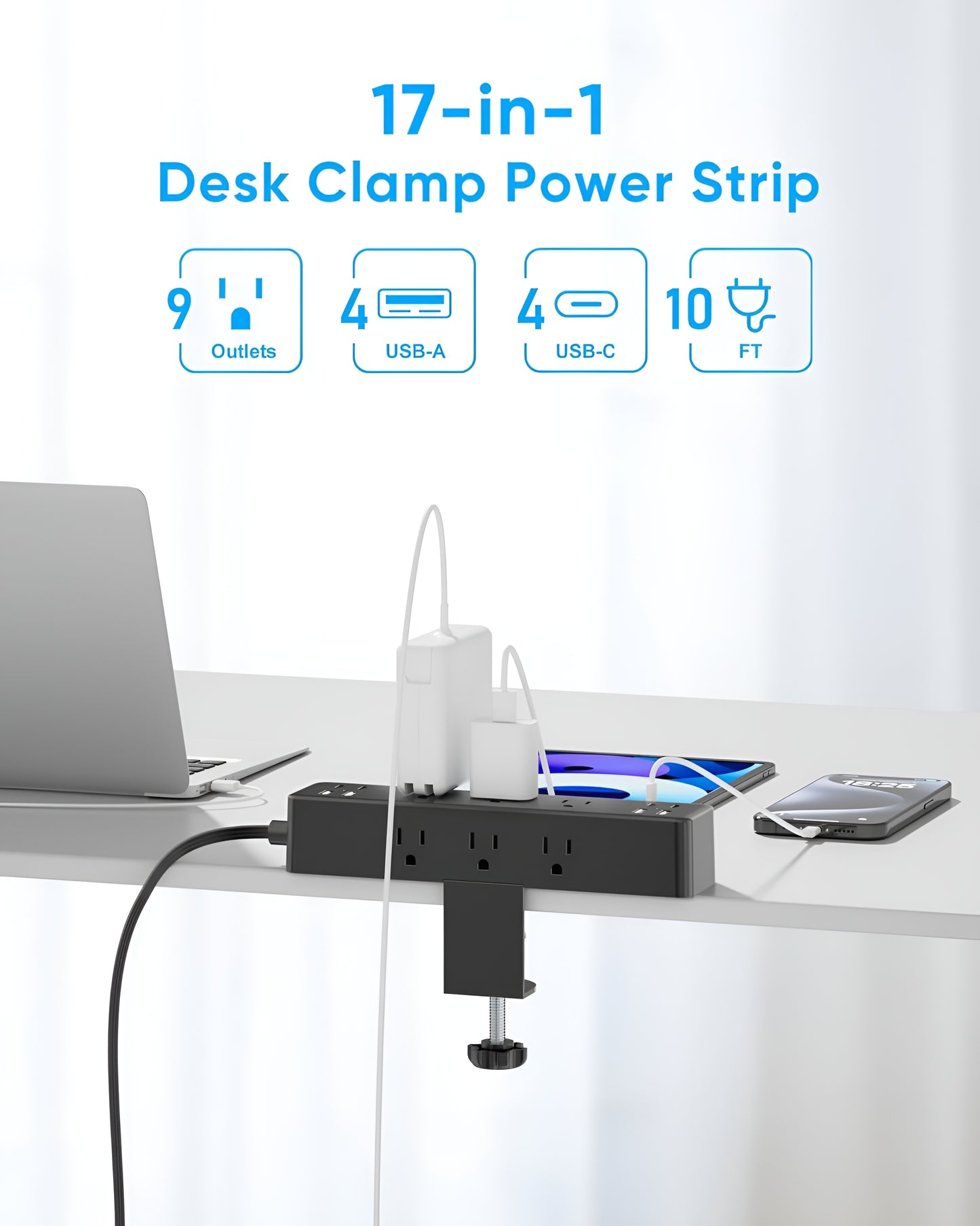 RavenxStrip – 17-Port Power Clamp - LitxGaming