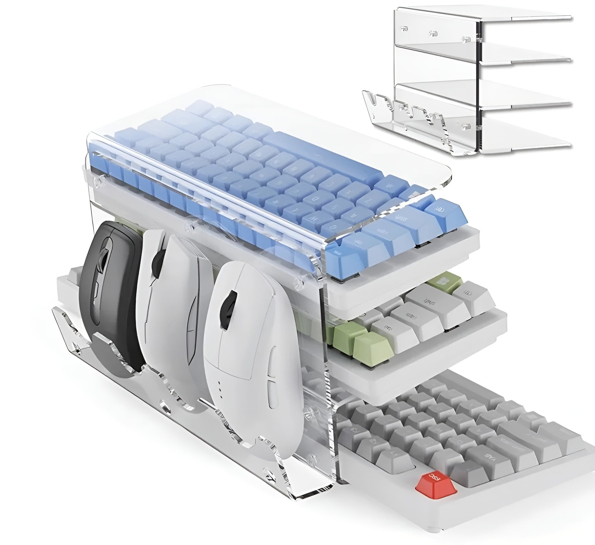 GhostxDock – 3-Tier Keyboard Rack - LitxGaming