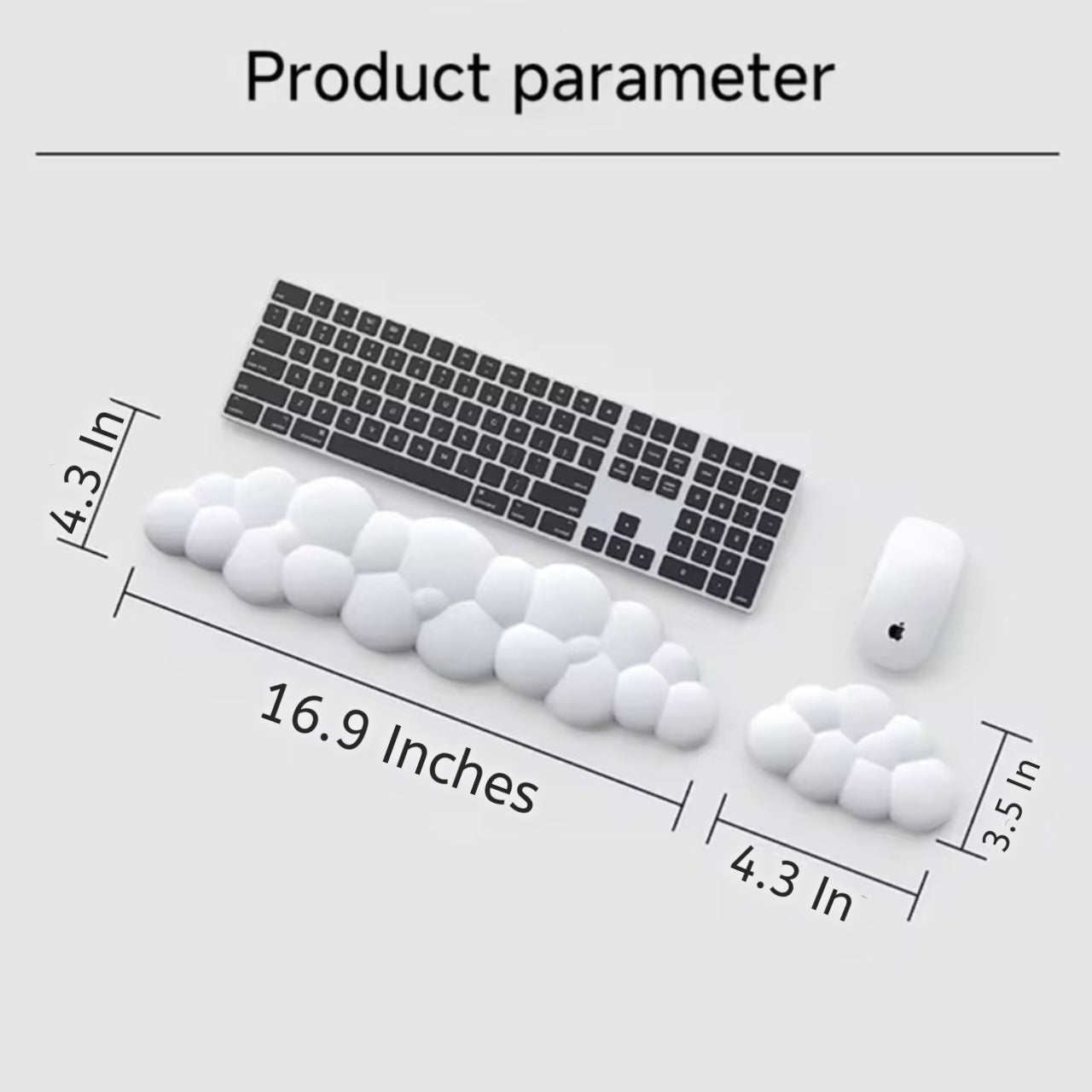 CloudxRest – Ergonomic Foam Wrist Pad - LitxGaming