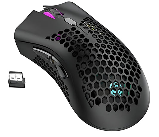 StealthHex – RGB Wireless Mouse - LitxGaming