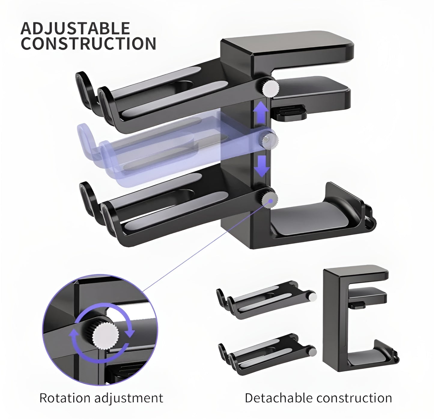 HangxPort – Dual Function Headset Clamp - LitxGaming
