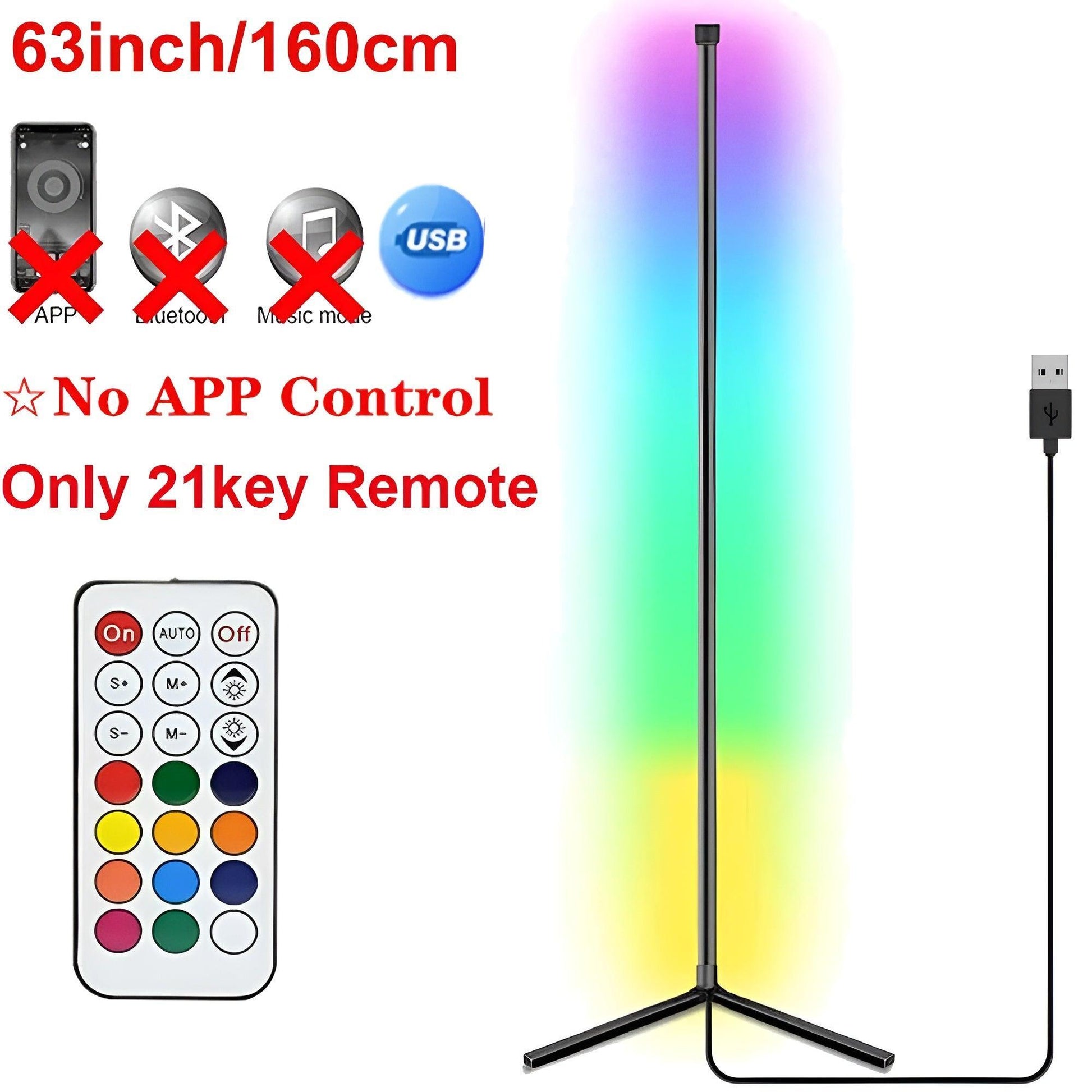 LitxRay ā RGB Corner Floor Lamp - LitxGaming