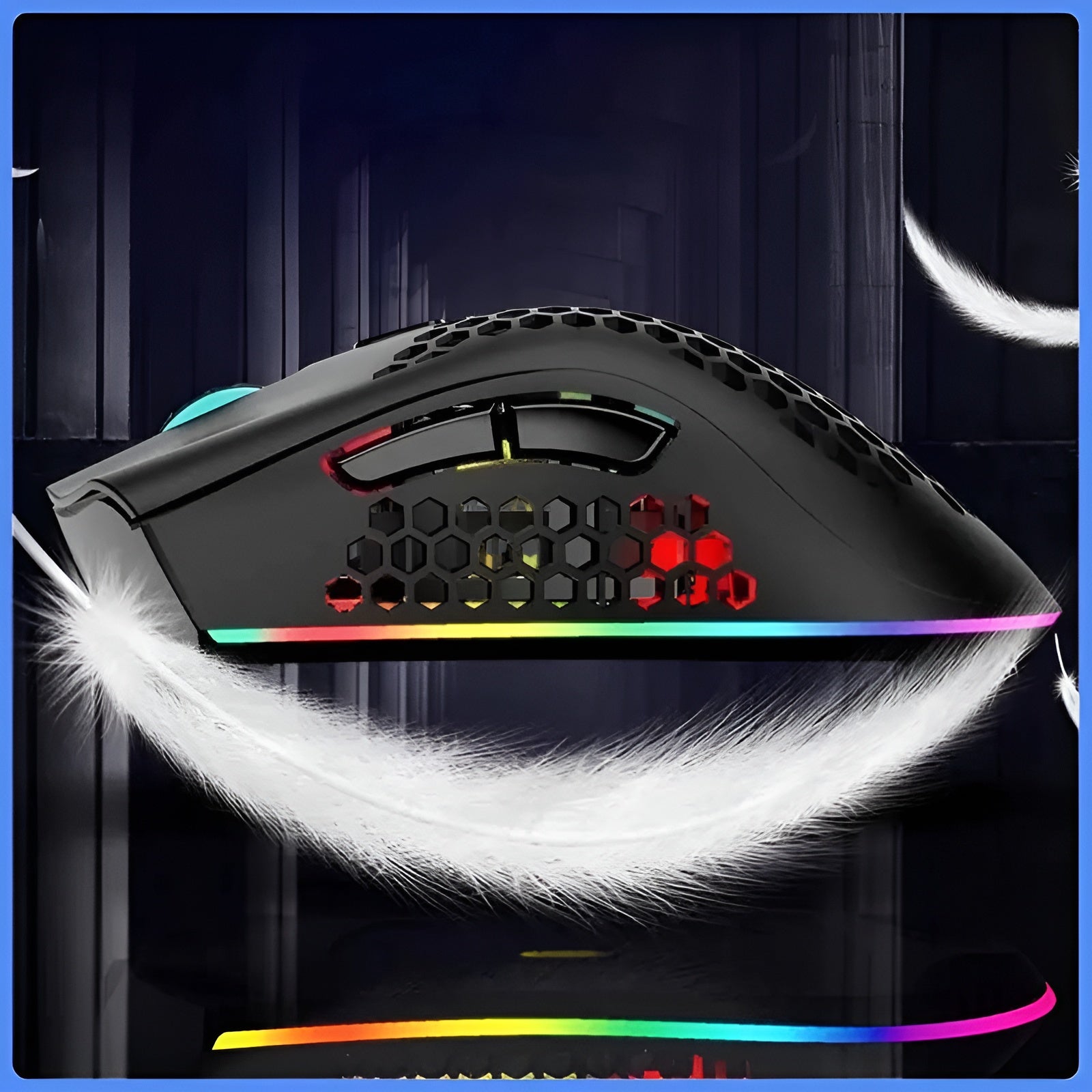 StealthHex – RGB Wireless Mouse - LitxGaming