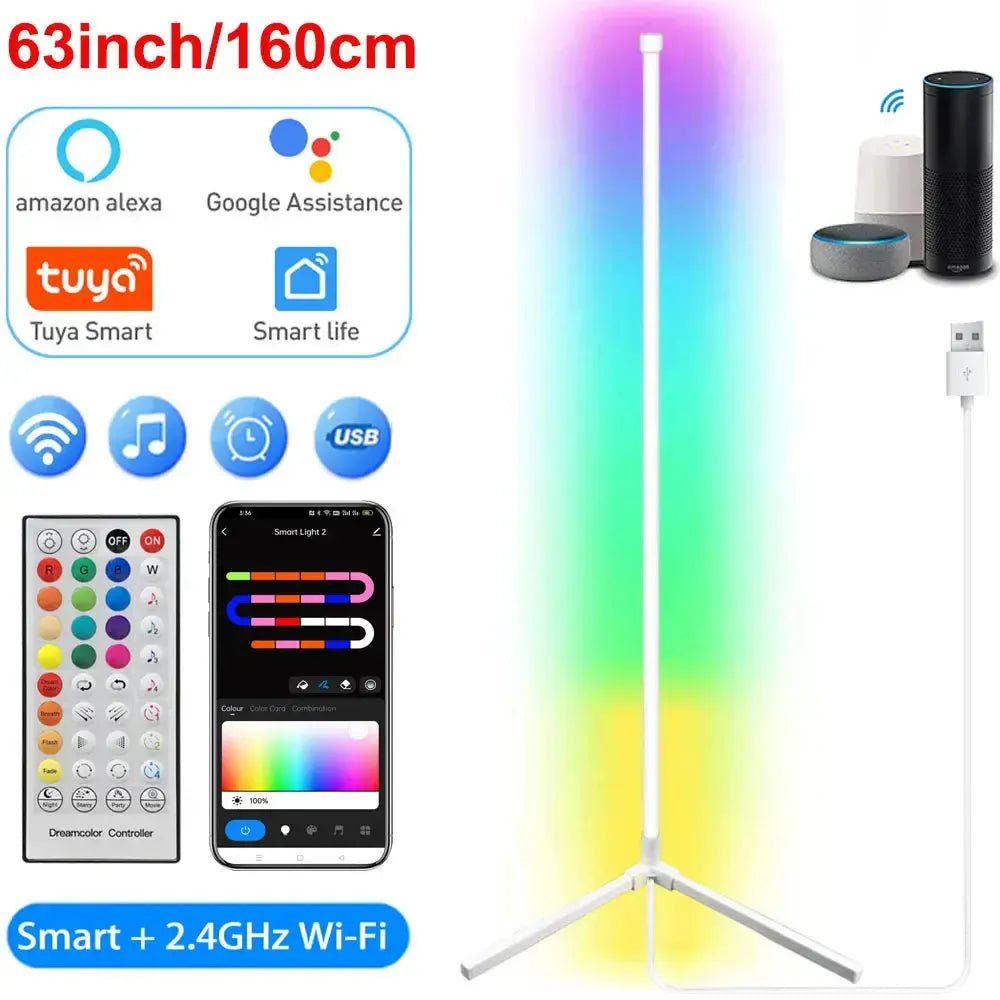 LitxRay – RGB Corner Floor Lamp - LitxGaming