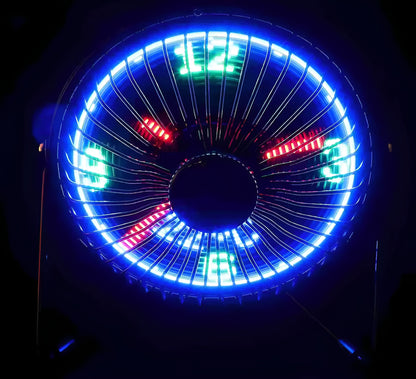 TimexGlow – LED Desk Clock & Fan - LitxGaming