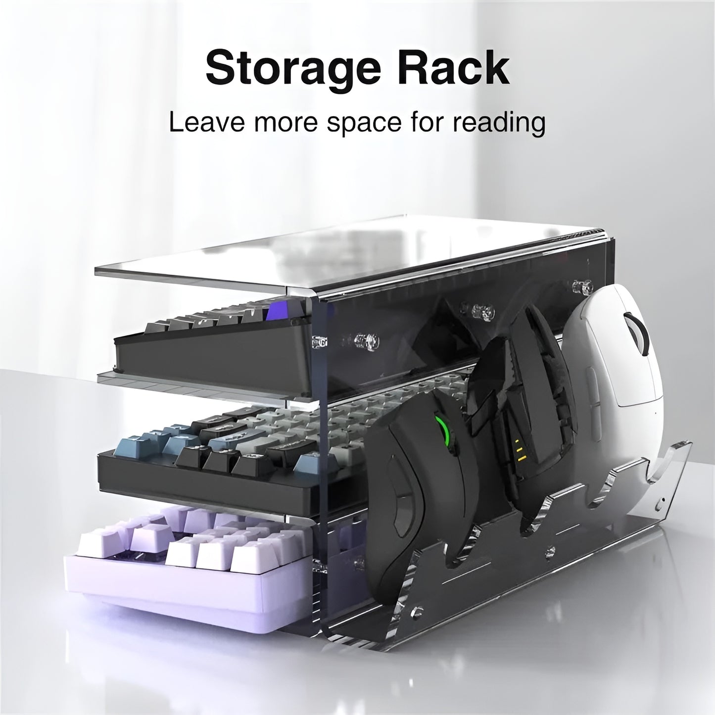 GhostxDock – 3-Tier Keyboard Rack - LitxGaming