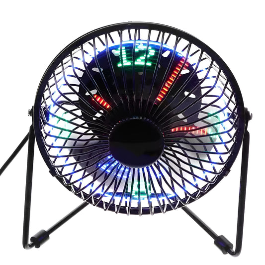 TimexGlow – LED Desk Clock & Fan - LitxGaming