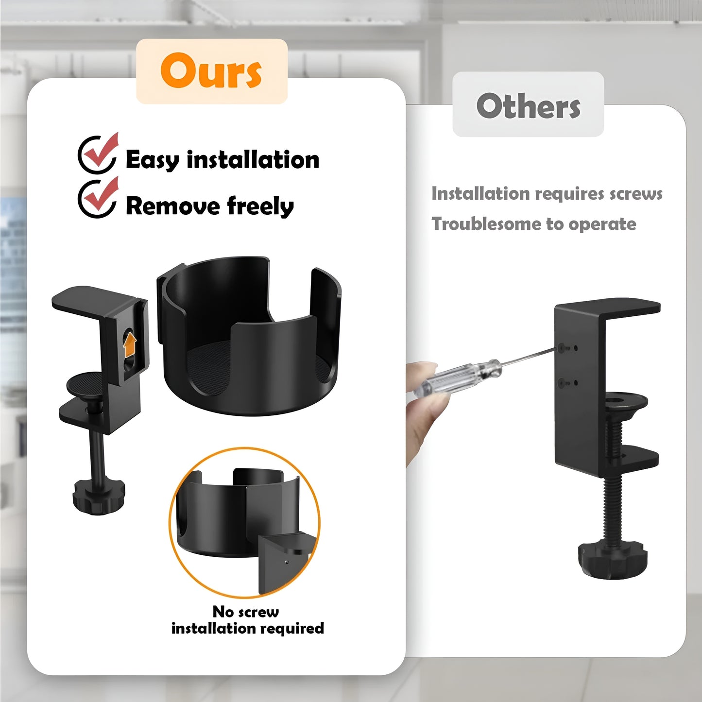 DeskxClamp – Cup Mount - LitxGaming
