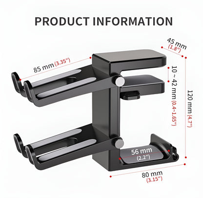 HangxPort – Dual Function Headset Clamp - LitxGaming