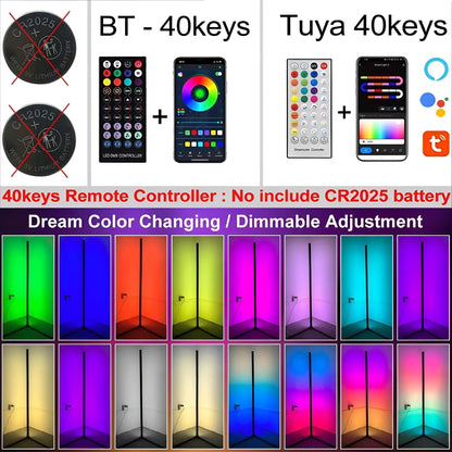 LitxRay – RGB Corner Floor Lamp - LitxGaming