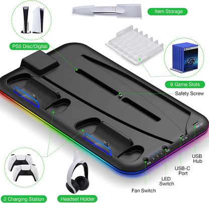 CryoDock – RGB Charging Base - LitxGaming